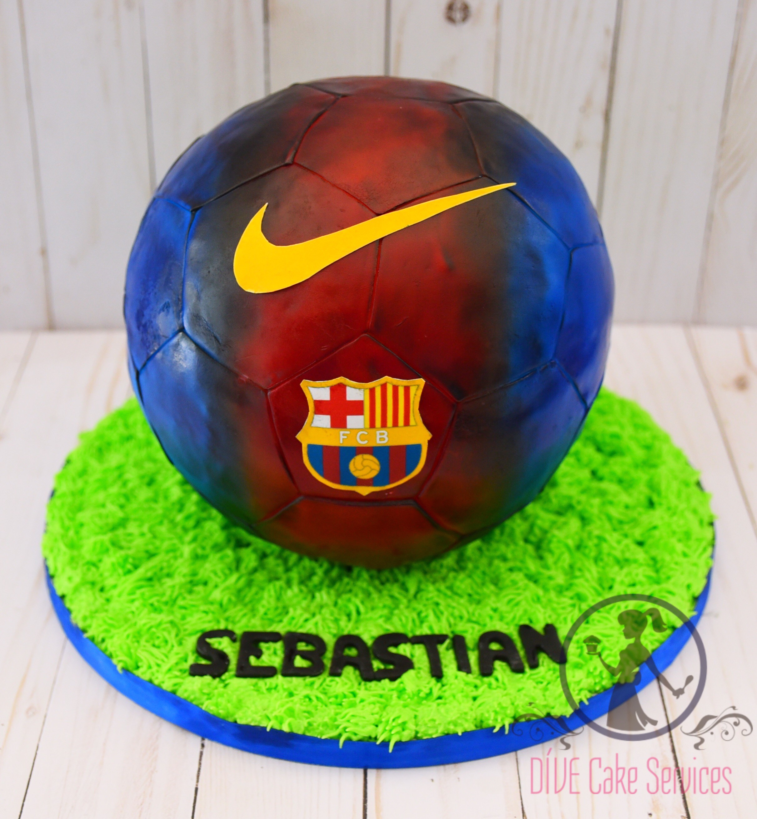 Barcelona soccer ball